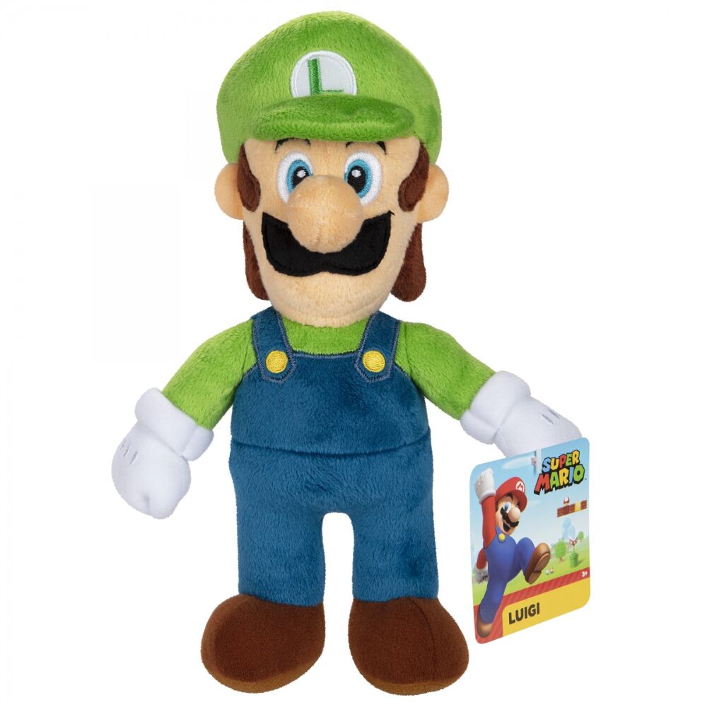 Мягкая игрушка SUPER MARIO - Луиджи 23 см