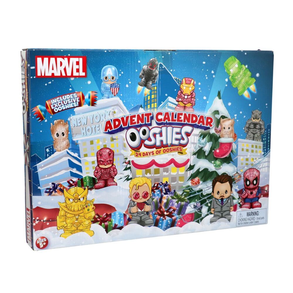 Набор игровых фигурок Oоshies - Адвент-календарь Марвел - Адвент-календарь Марвел