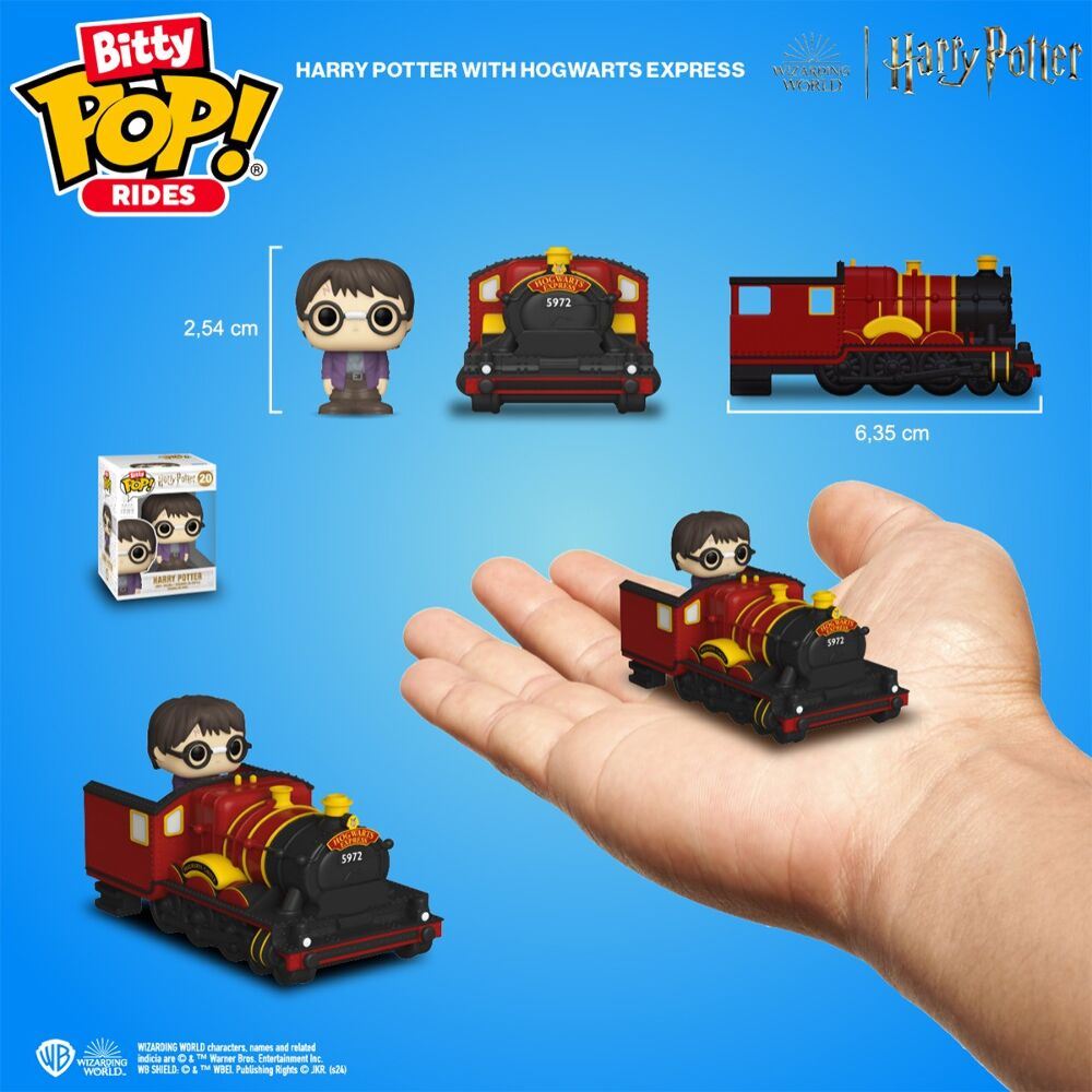 Набір фігурок Bitty Pop! Ride - Гаррі Поттер і Гоґвортський експрес