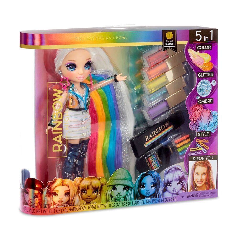 Rainbow High Doll — стильная прическа (с аксессуарами)