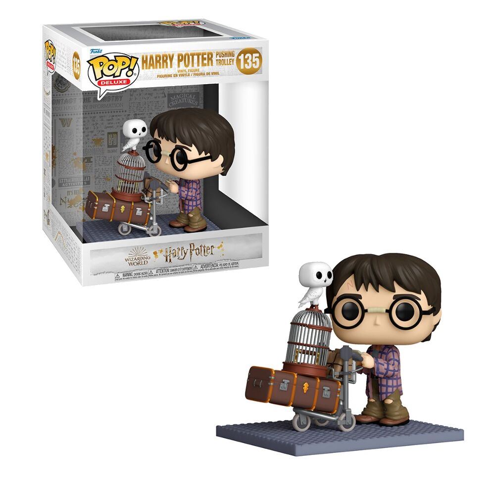 Ігрова фігурка Funko Pop! Deluxe серії Гаррі Поттер - Гаррі Поттер з візком