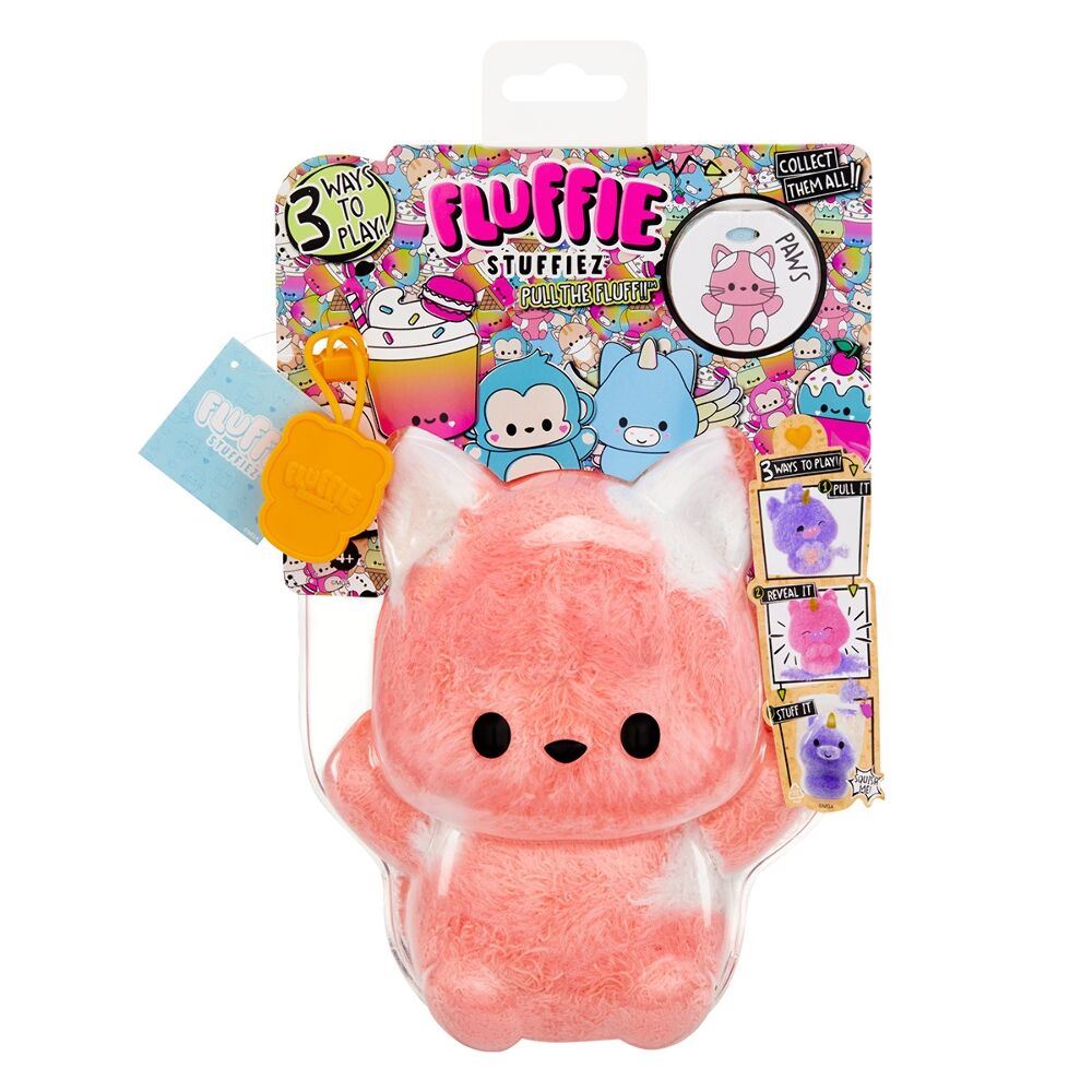 Fluffie Stuffiez Small Plush Series Антистрессовая мягкая игрушка - Кошка