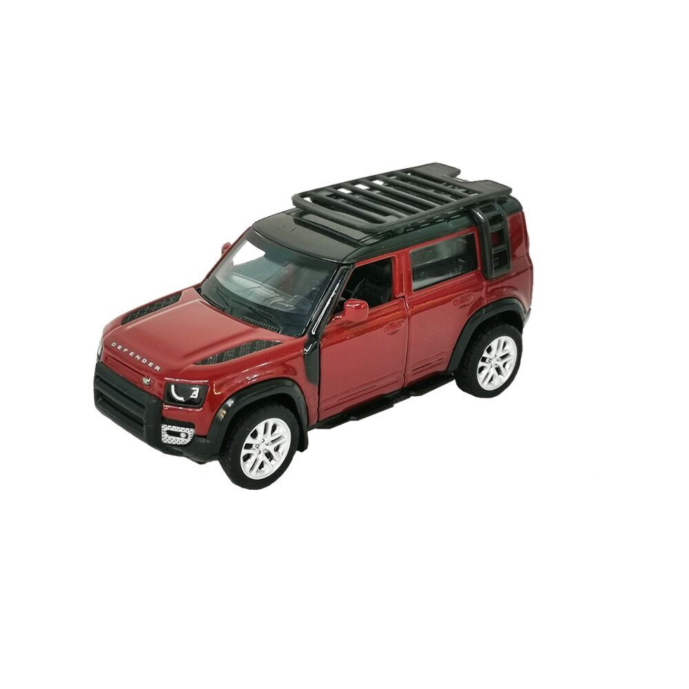 Модель автомобиля - LAND ROVER DEFENDER 110 (красный)