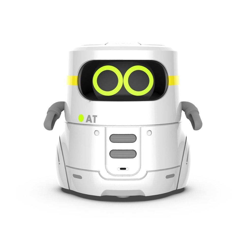 Розумний робот з сенсорним керуванням та навчальними картками - AT-ROBOT 2 (білий)