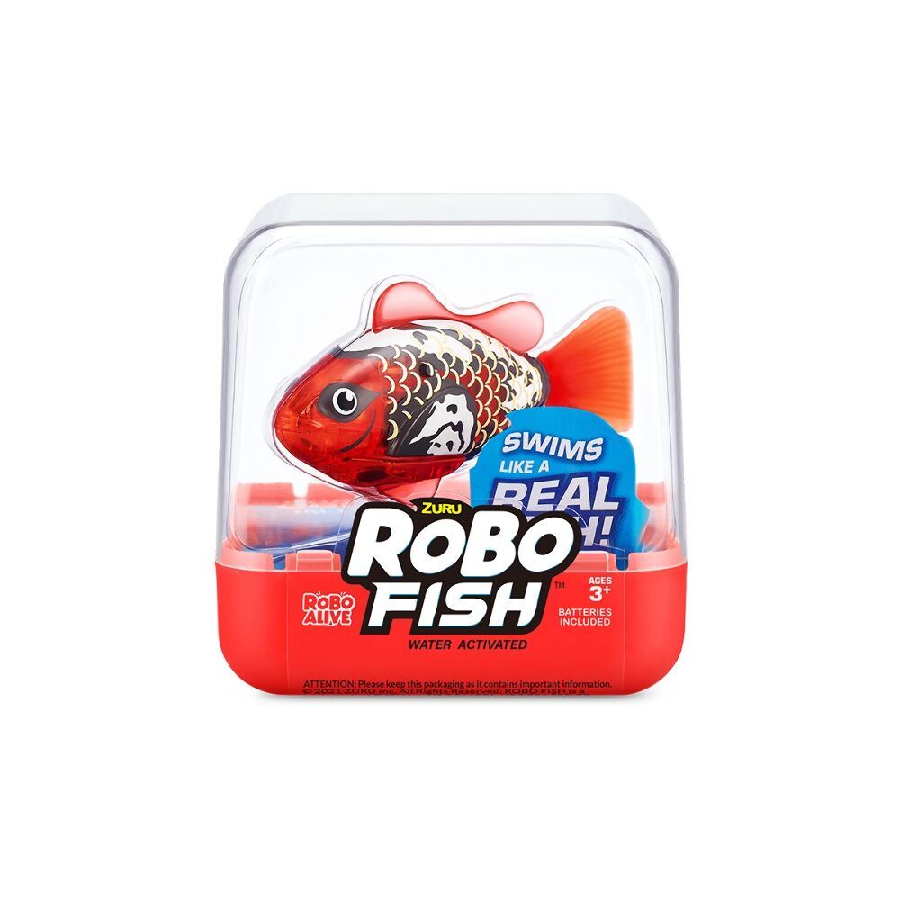 Інтерактивна іграшка Robo Alive S3 - Роборибка (червона)