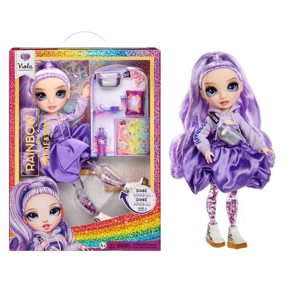 Радужная высокая кукла серии Sparkle & Shine — Виола