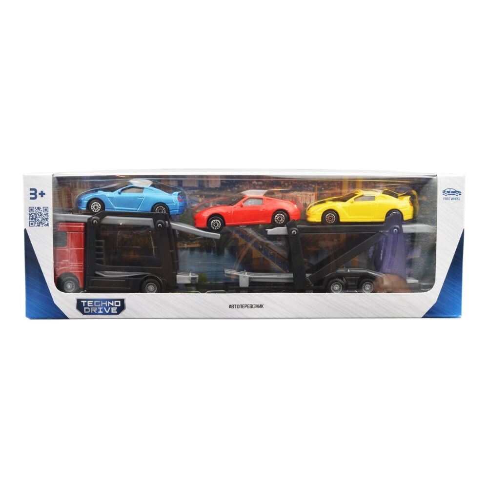 Игровой набор – Автовоз (2 машинки, 1:60, 26 см)