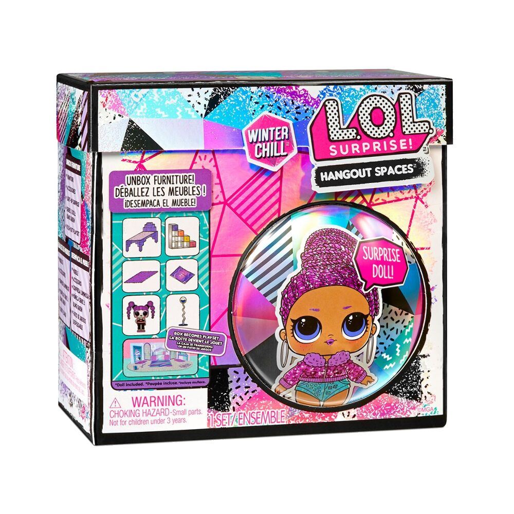 Ігровий набір з лялькою L.O.L. SURPRISE! Маленькі кімнатки- Зимовий сьют Королеви Шик