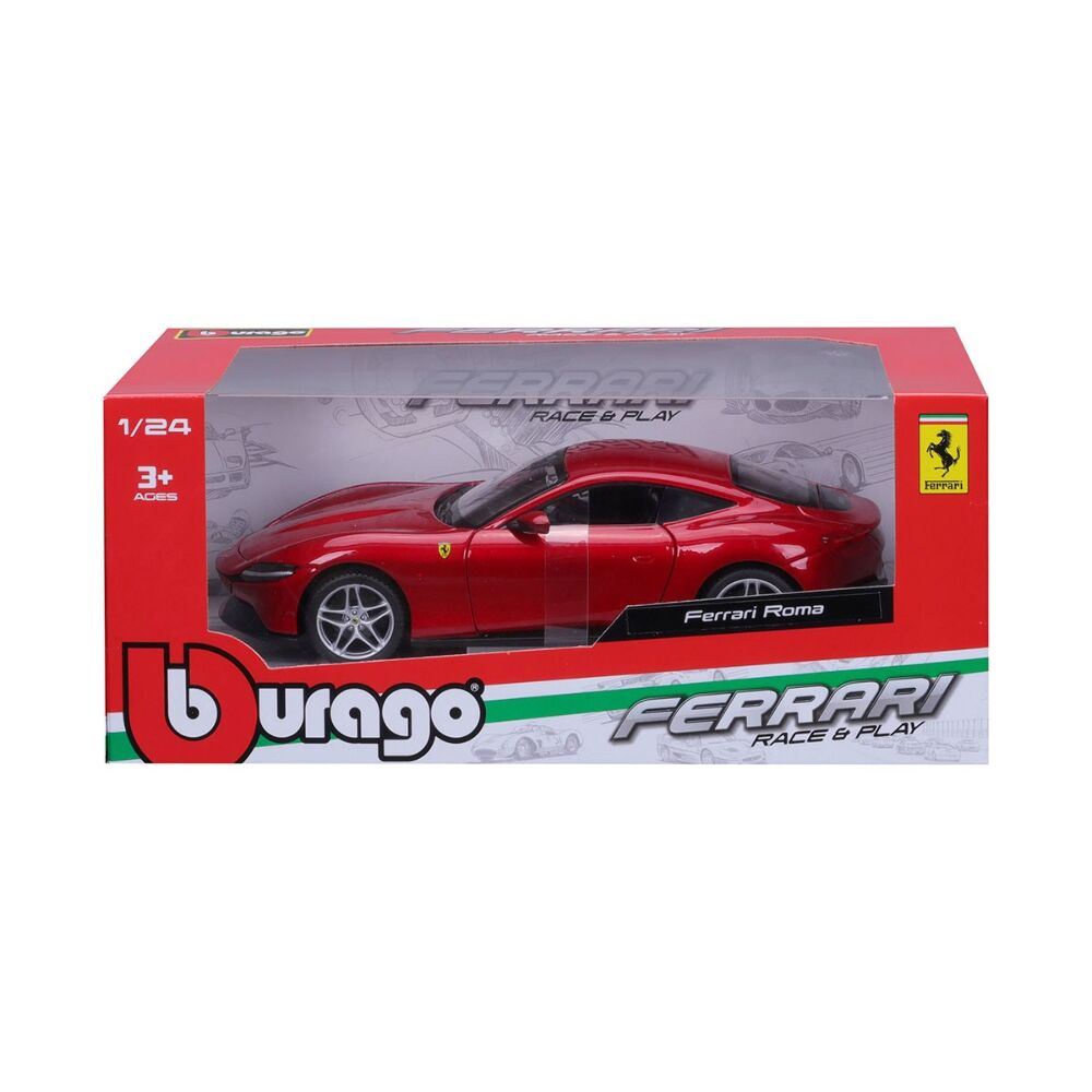 Модель автомобиля - Ferrari Roma (ассорти металлик серый, металлик красный, 1:24)