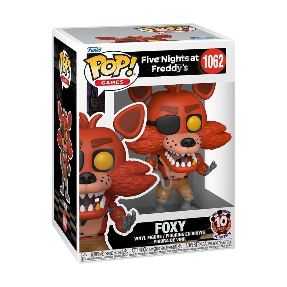 Ігрова фігурка Funko POP! серії 5 ночей у Фредді: 10 років - Фоксі