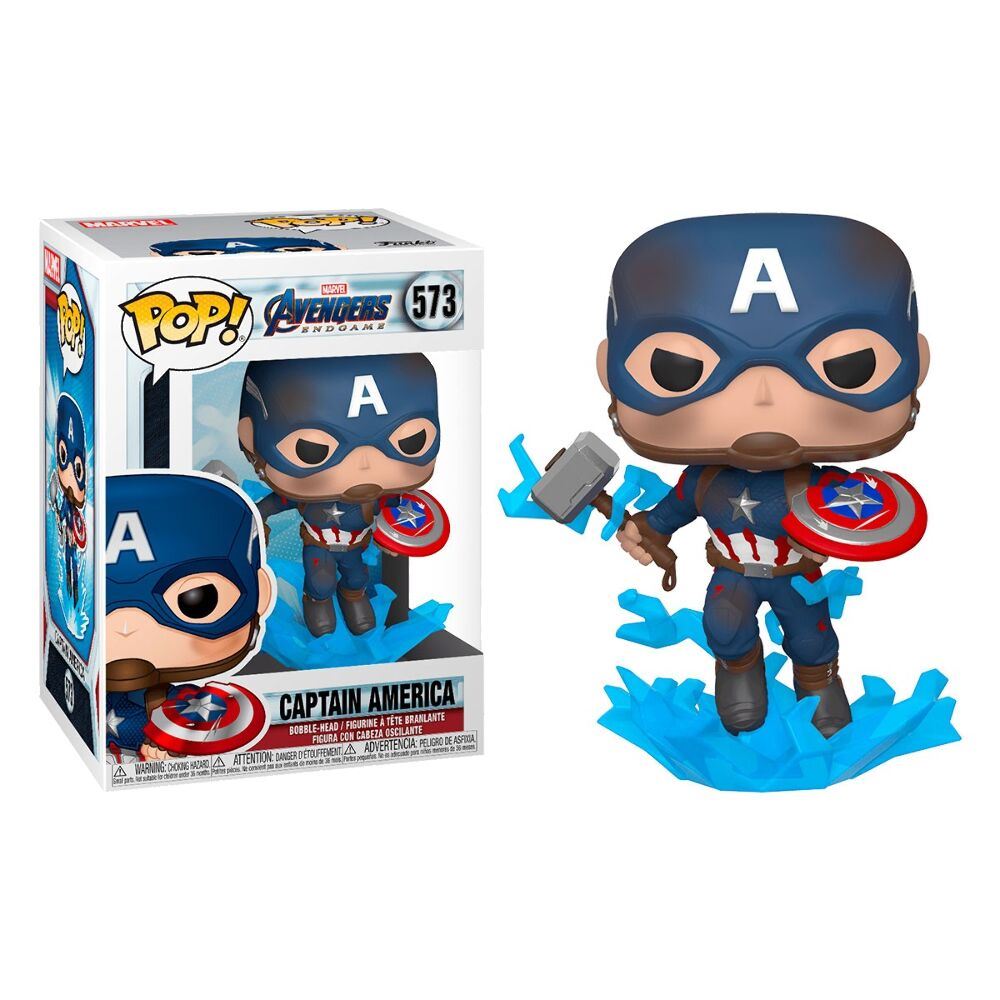 Ігрова фігурка Funko POP! cерії Месники: Фінал - Капітан Америка з мйольніром