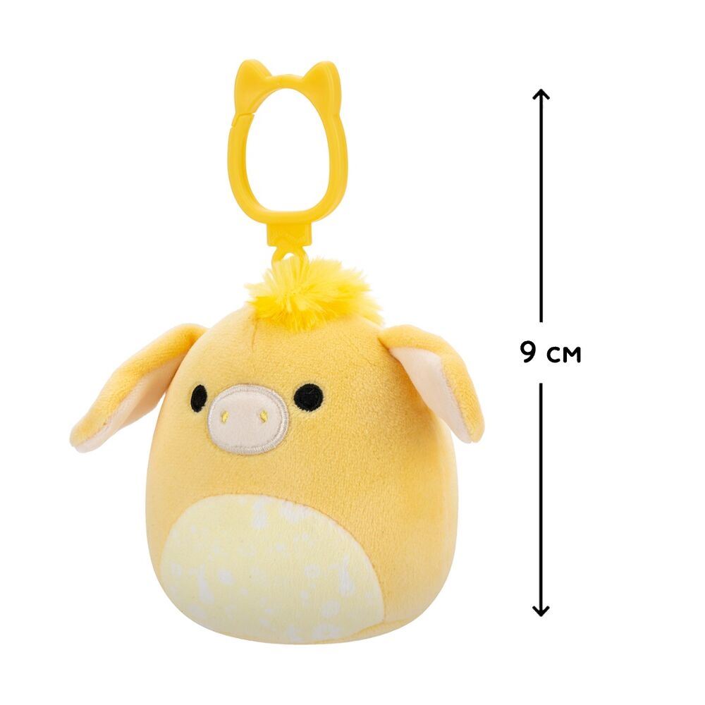 М'яка іграшка на кліпсі Squishmallows – Віслючок Гевін
