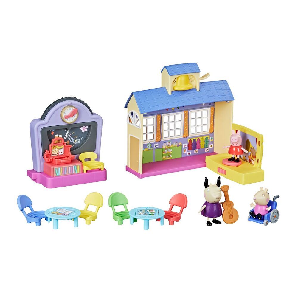 Ігровий набір Peppa - Школа Пеппи (3 фігурки, звук)