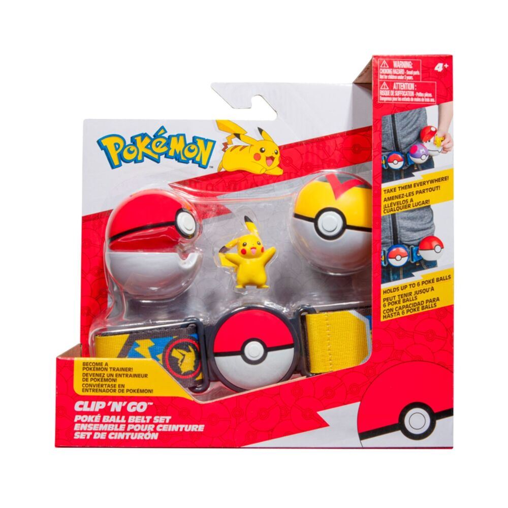 Ігровой набір Pokemon W14 - Пояс з покеболами Пікачу