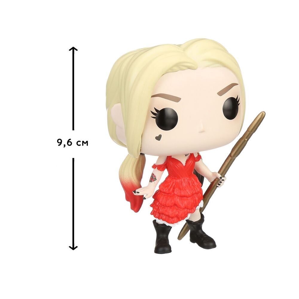 Ігрова фігурка Funko Pop! серії Загін самогубців - Гарлі Квінн у червоній сукні
