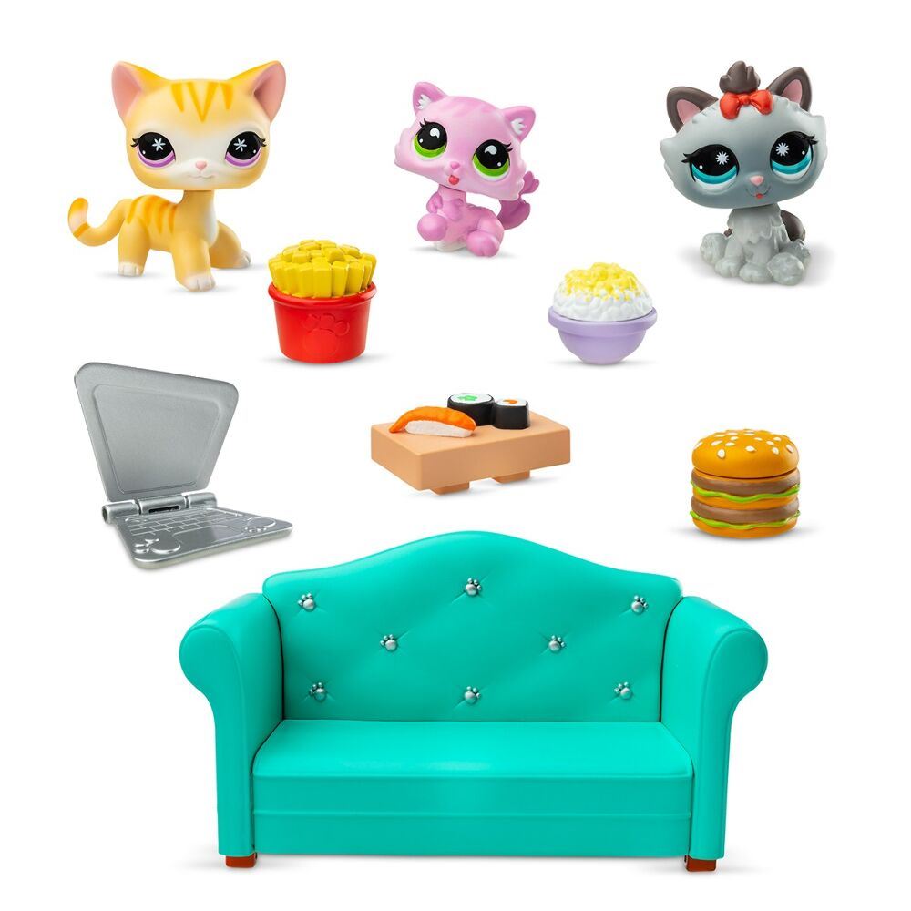 Ігровий набір Littlest Pet Shop - Вечірка зі смаколиками