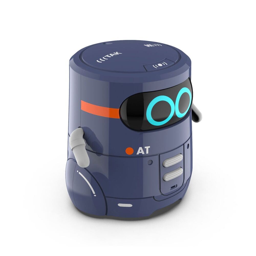 Розумний робот з сенсорним керуванням та навчальними картками - AT-ROBOT 2 (темно-фіолетовий)