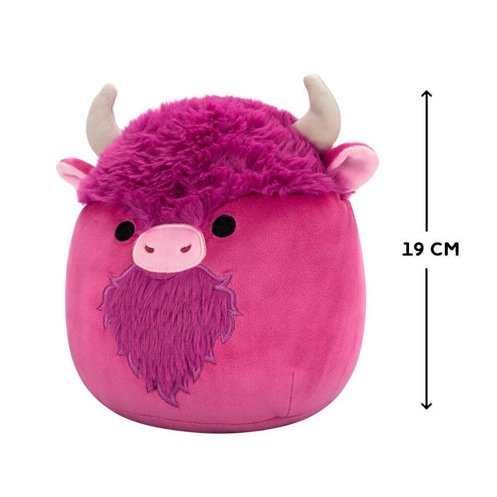 М'яка іграшка Squishmallows – Бізон Дейв (19 cm)