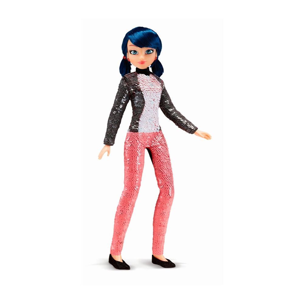 Лялька MIRACULOUS Леді Баг і Супер-Кіт у костюмі з паєтками - Модне перетворення Марінетт у Леді Баг