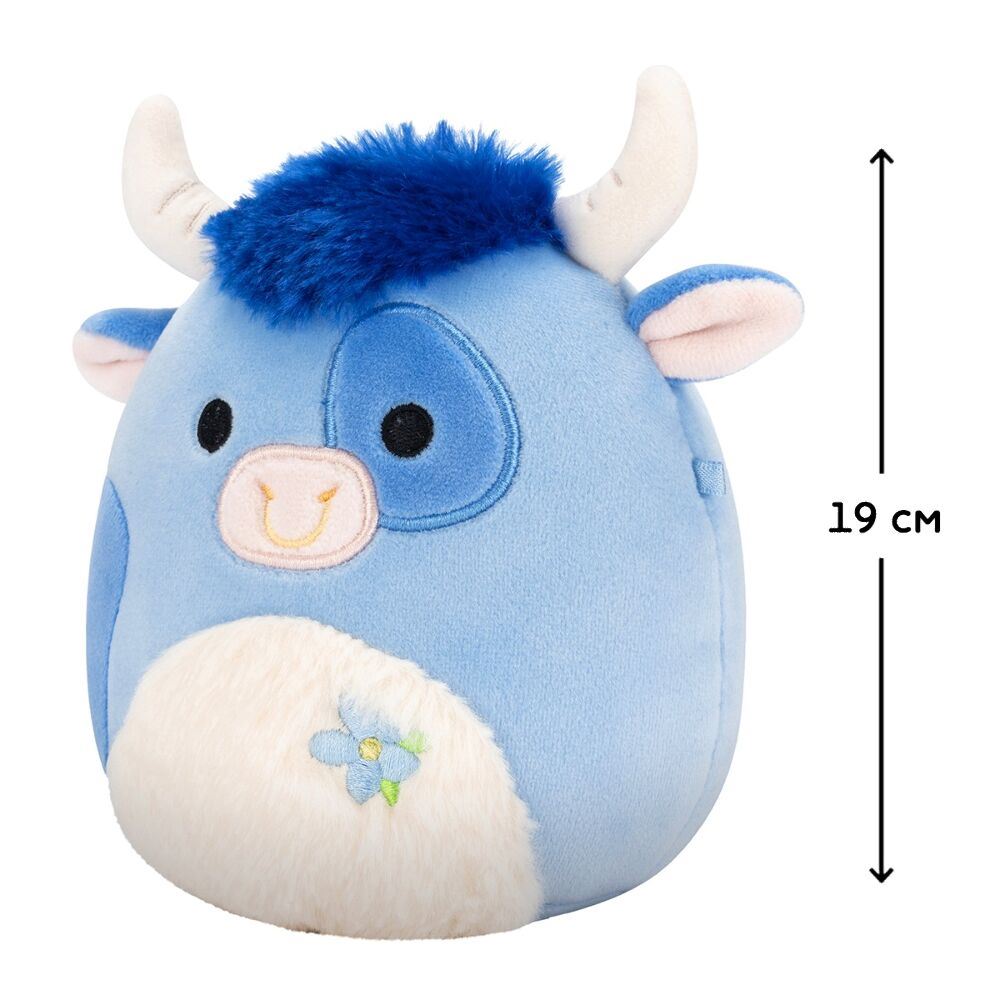 М'яка іграшка Squishmallows - Бик Бермайє (19 cm)