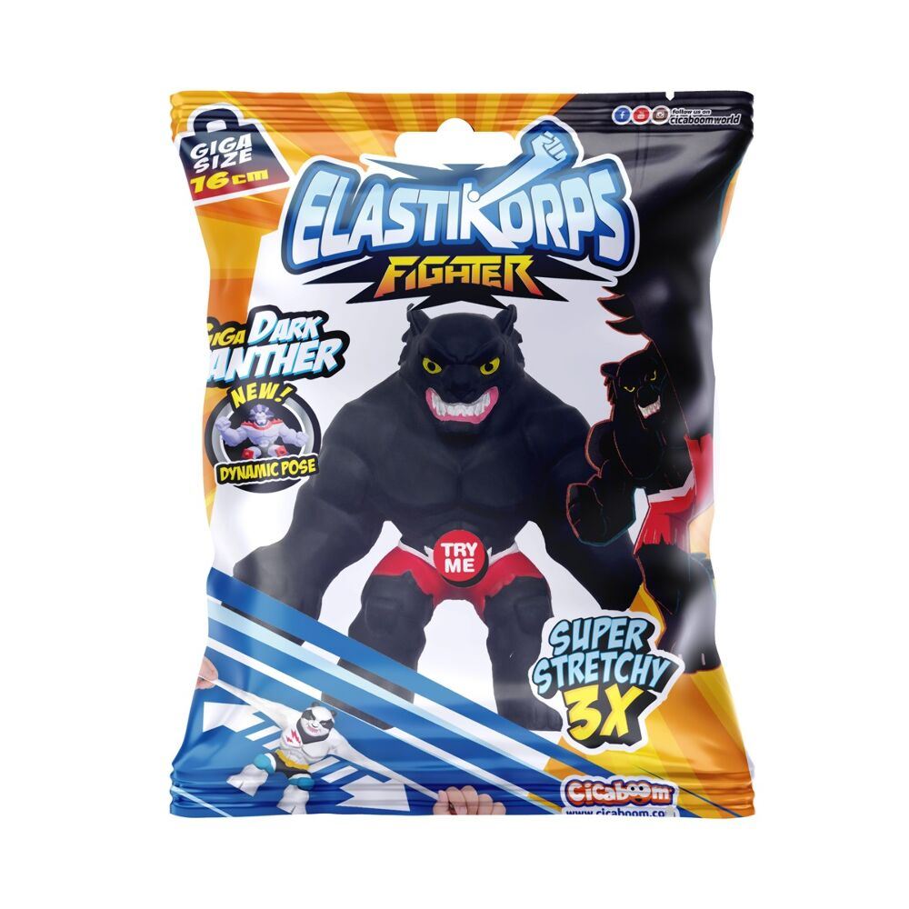 Стретч-игрушка Elastikorps серии "Fighter" — Black Partner