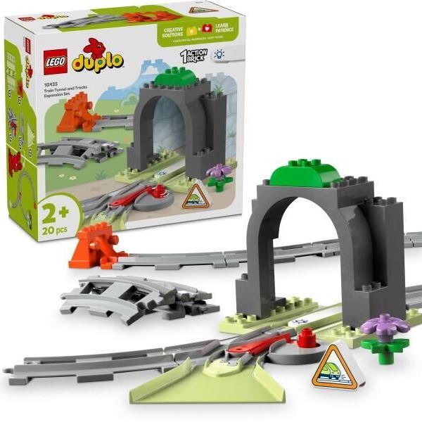 Конструктор LEGO DUPLO Town Додатковий набір. Залізничний тунель і колії