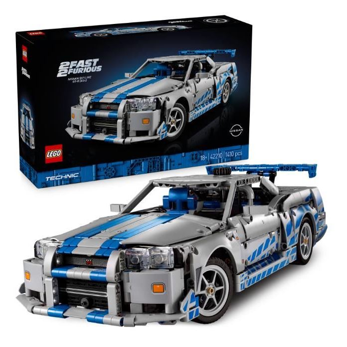 Конструктор LEGO Technic Подвійний форсаж Автомобіль Nissan Skyline GT-R (R34)