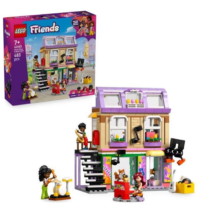 Конструктор LEGO Friends Музична крамниця і квартира