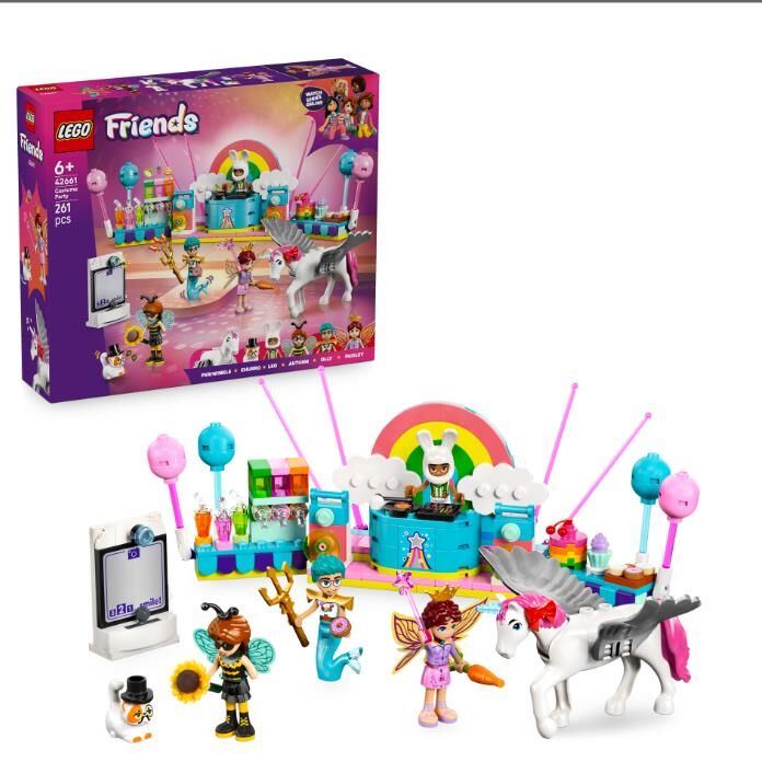 Конструктор LEGO Friends Костюмована вечірка з єдинорогом і феєю