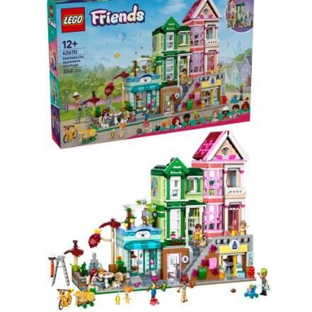 Конструктор LEGO Friends Хартлейк-Сіті. Квартири і крамниці