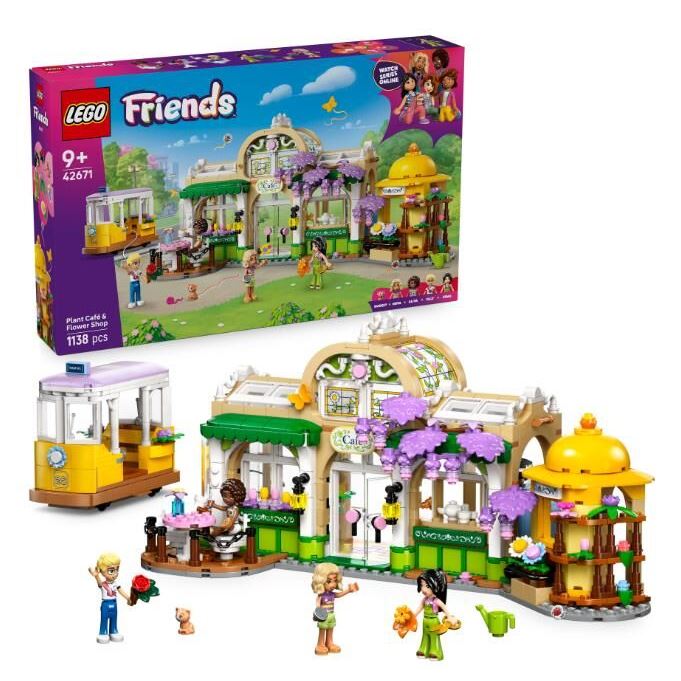 Конструктор LEGO Friends Кав'ярня з рослинами і квіткова крамниця