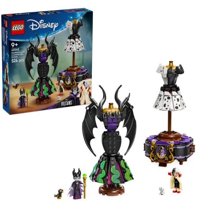 Конструктор LEGO Disney Classic Сукні Малефісенти та Лютелли де Віль