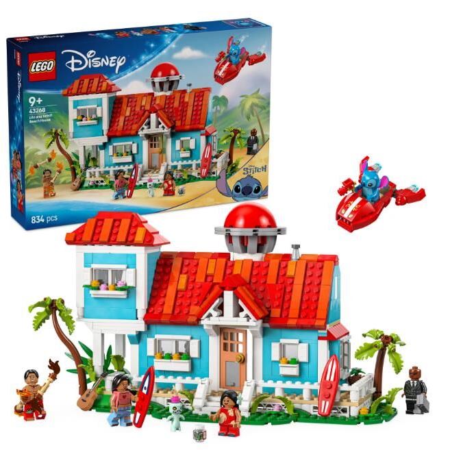 Конструктор LEGO Disney Classic Пляжний будинок Ліло і Стіч
