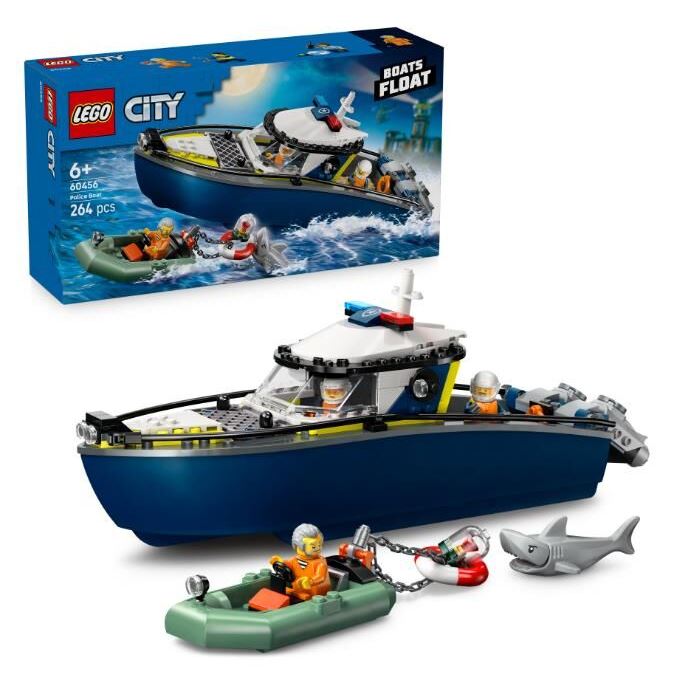 Конструктор LEGO City Переслідування на поліцейському катері
