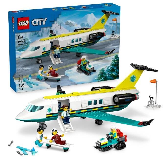 Конструктор LEGO City Літак швидкої медичної допомоги