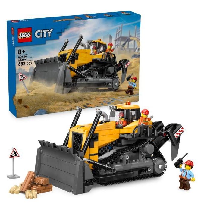 Конструктор LEGO City Жовтий бульдозер