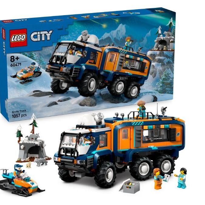 Конструктор LEGO City Арктична дослідницька вантажівка з науковою лабораторією