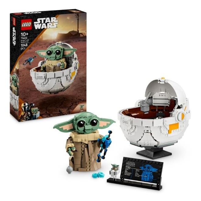 Конструктор LEGO Star Wars Ґроґу в повітряній колисці