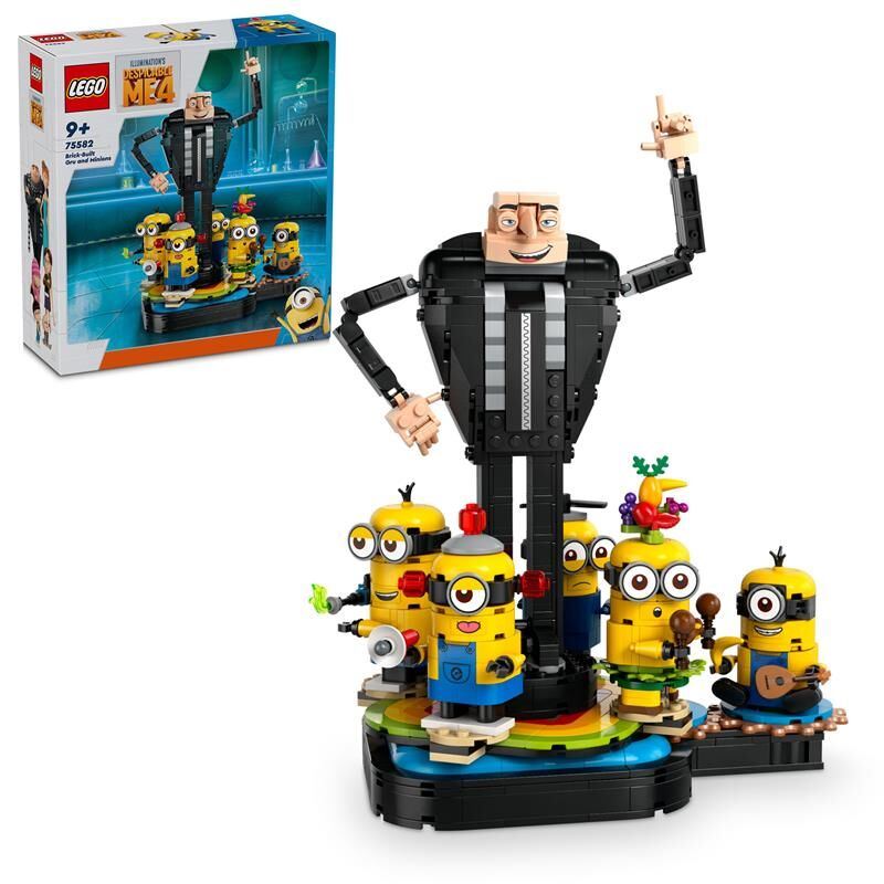 Конструктор LEGO Despicable Me 4 Ґру й посіпаки з кубиків