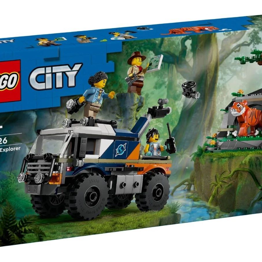 LEGO Конструктор City Позашляховик для дослідження джунглів