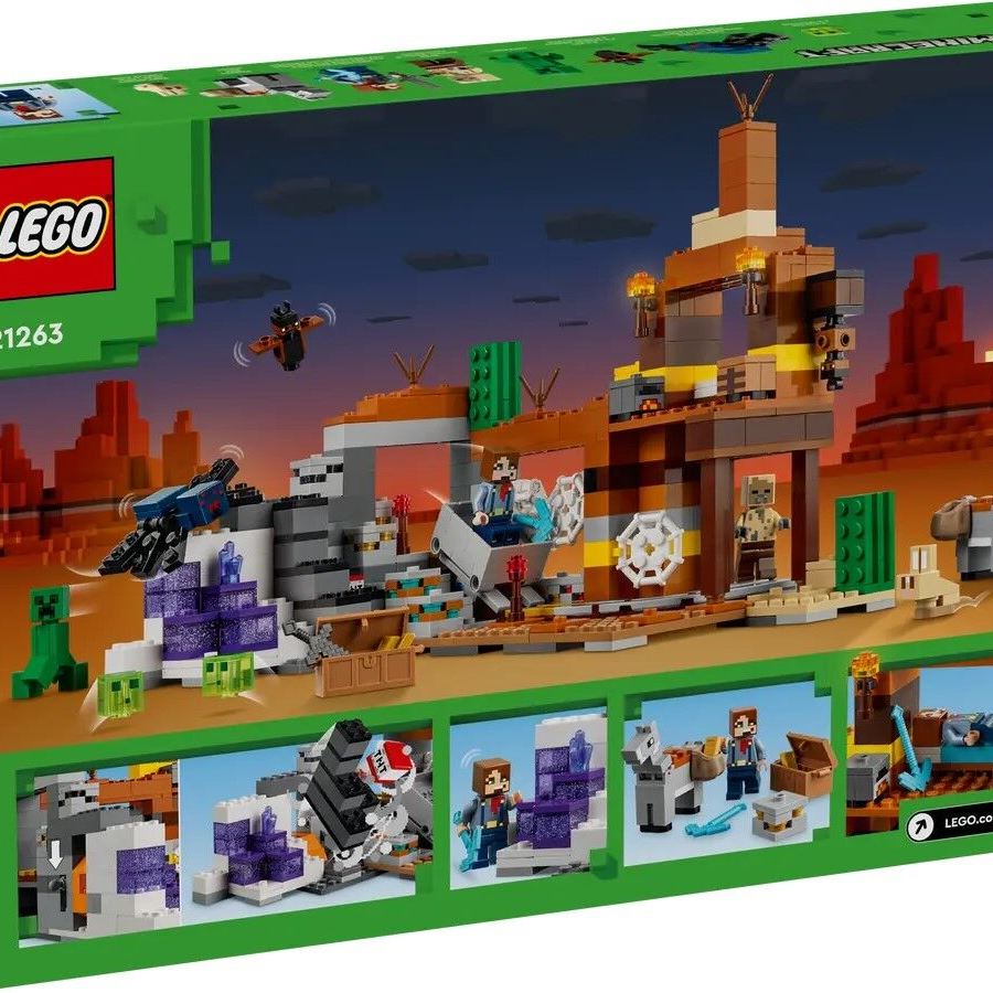 LEGO Конструктор Minecraft Покинута шахта у безплідних землях