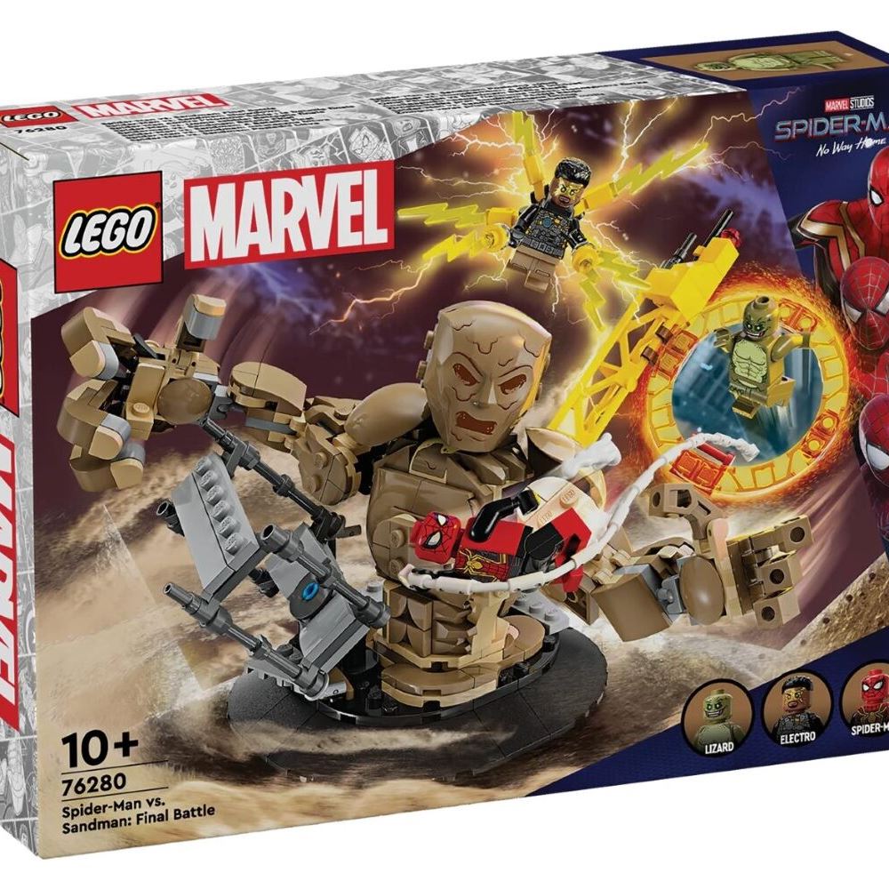 LEGO Конструктор Marvel Людина-Павук vs. Піщана людина: Вирішальна битва