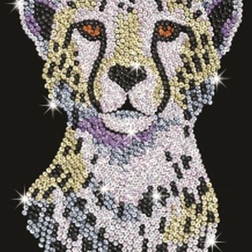 Sequin Art Набір для творчості BLUE Snow Cheetah New