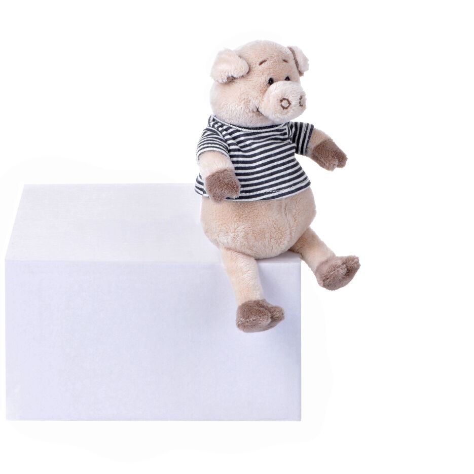 Same Toy Порося в сорочці (чорний) 18 см
