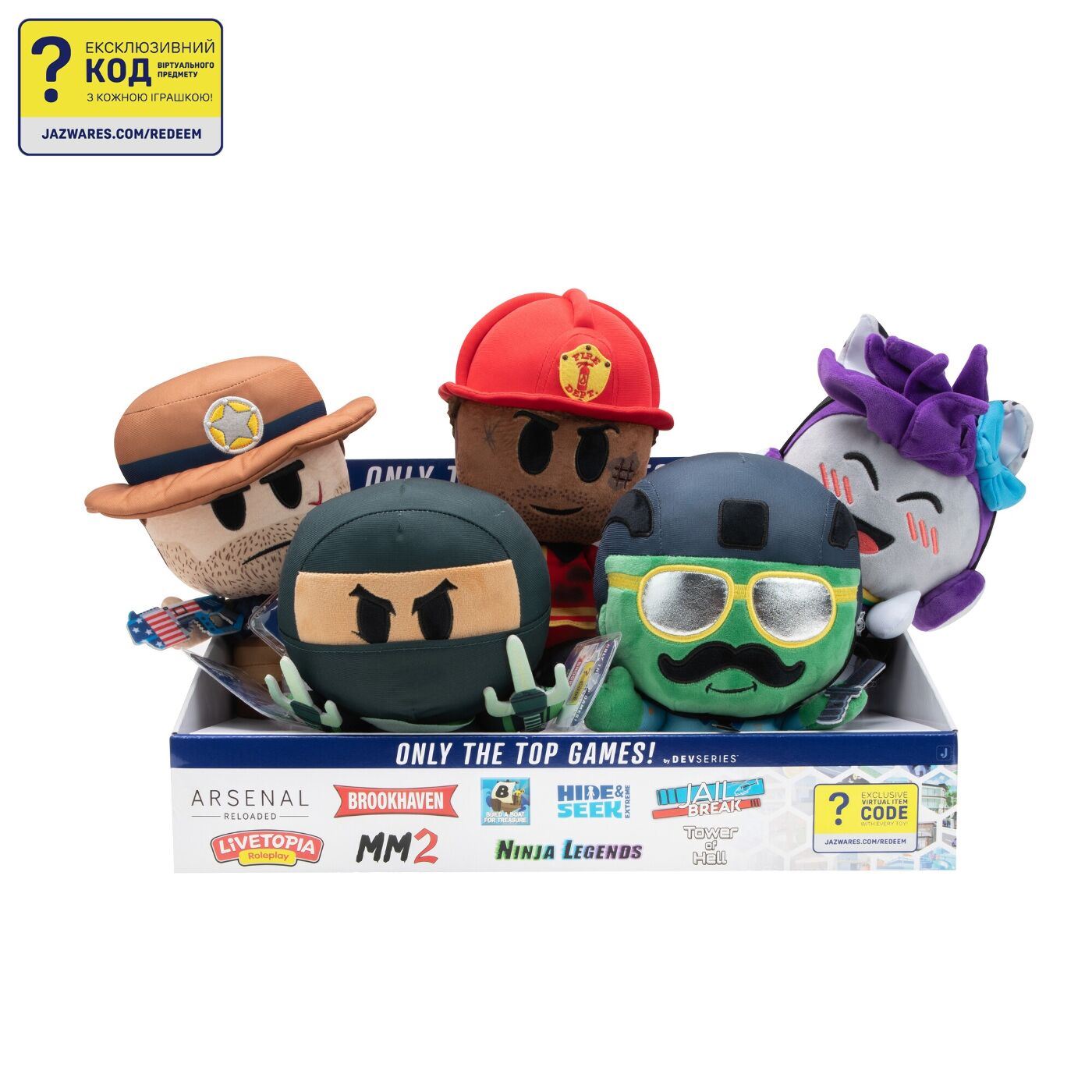 DevSeries М'яка ігрaшка Collector Plush Livetopia: Firefighter, S1