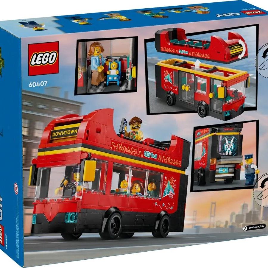 LEGO Конструктор City Червоний двоповерховий екскурсійний автобус
