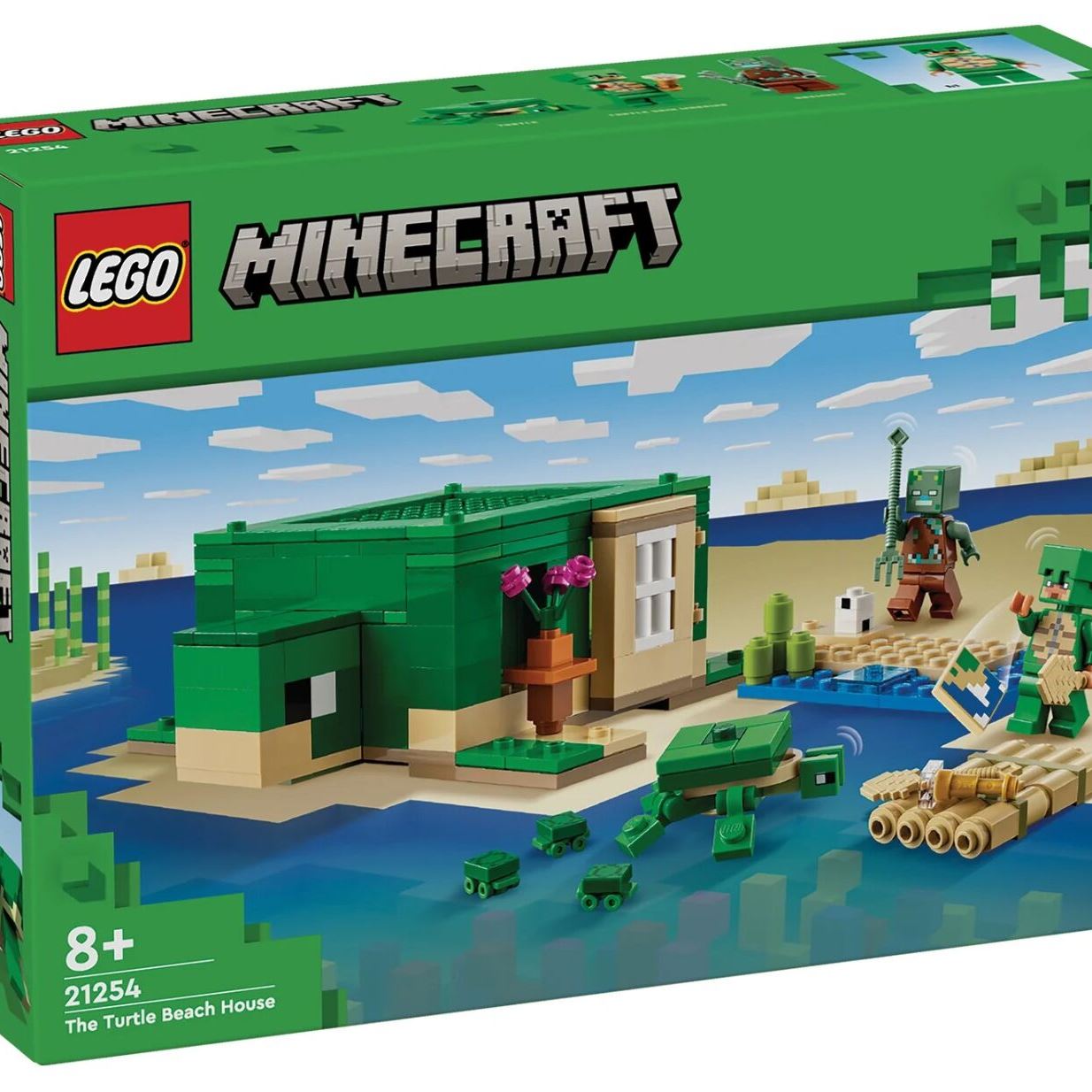 LEGO Конструктор Minecraft Пляжний будинок у формі черепахи