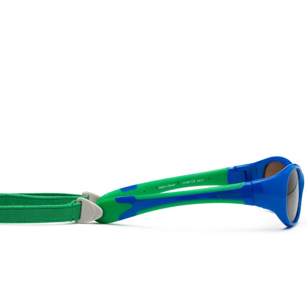 Koolsun Дитячі сонцезахисні окуляри Flex, 3-6р, синьо-зелений