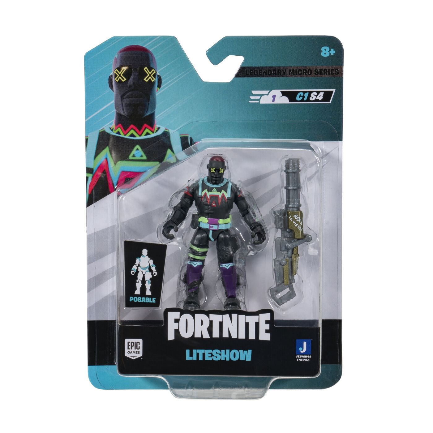 Fortnite Колекційна фігурка Micro Legendary Series Liteshow, 6см