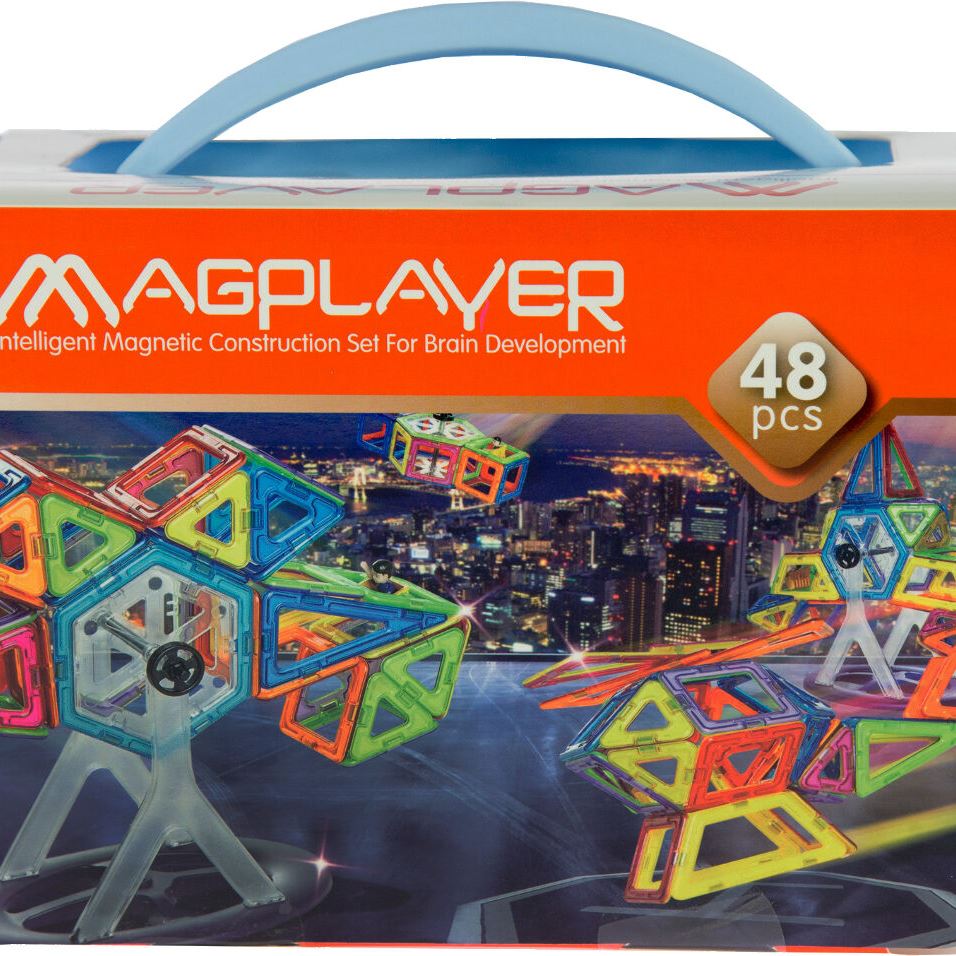 MagPlayer Конструктор магнітний 48 од. (MPT-48)